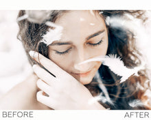 Load image into Gallery viewer, White Feathers Overlays