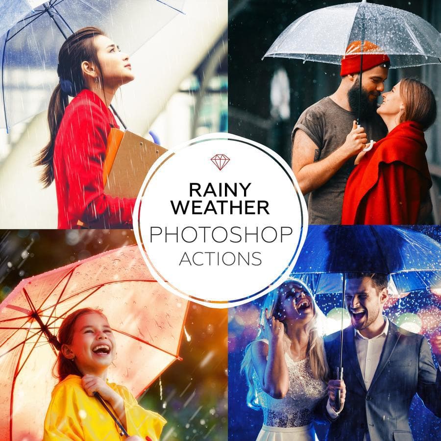 Rainy Weather Photoshop Actions